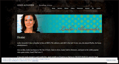 Desktop Screenshot of leslie-alexander.com